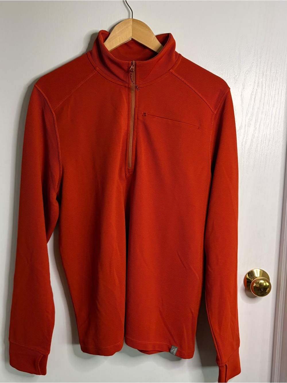 L.L. Bean M Men’s 1/4 Zip VentureStretch Ribbed Pullover Athleisure Preppy Hike